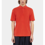 Polo Rouge En Coton Piqué Homme