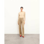 Pull Col Rond Bandes Multicolores aux Manches