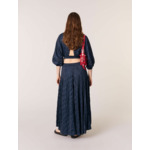 Jupe longue satinée