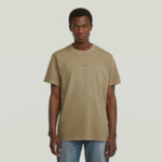 T-Shirt Overdyed Center Chest Loose