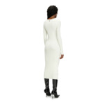 Robe en laine mélangée avec cut-out