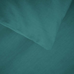 Desforges - Housse de couette en percale de coton bleu, Alcove