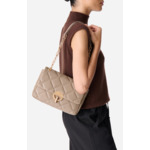 Grand Sac Moon En Cuir En Coton Et Lin Mélangé