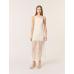 Robe longue en crochet avec perles