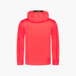CP Company Pull Hoodie Diagonal Raised Fleece Rouge