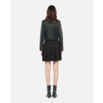 Jupe Courte Noire Avec Nœuds Femme