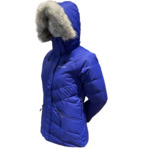 Rose Lodge  FS Down Jacket Femme Bleu