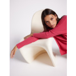 Pull poncho cachemire col V Faustine FRUIT DU DRAGON