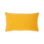 Yves Delorme - Housse de coussin en lin bleu, Pigment