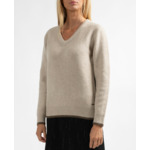 Pull en maille col V