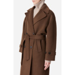 Manteau Cecil En Laine Mélangée