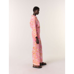 Chemise fluide en lin imprimée