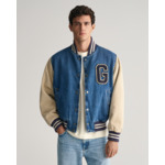 Denim Varsity Jacket
