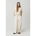 Pantalon large à rayures