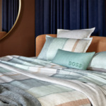 BOSS Home - Drap housse en satin de coton gris, Kells