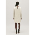 Robe courte Rififi sequins écrue
