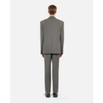 Veste De Costume Marron En Laine Homme