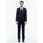 Costume ajusté en laine certifiée