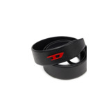 Ceinture avec anneau en D en cuir