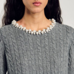 Pull en maille câblée