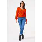 Women Sweater Orange