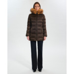 Doudoune Dalyaf Chocolat en Polyester