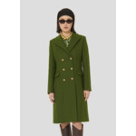 Manteau Marcy-Cactus en Laine Froide