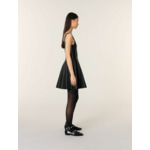 Robe courte en maille jacquard