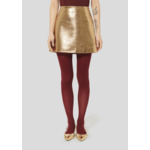Jupe Josia-Or en Cuir D'Agneau