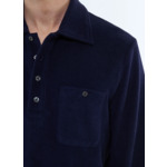 Polo en coton effet éponge