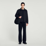 Blouson tissu technique col cassé