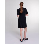 Robe en maille côtelée