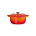 Cocotte ronde 22cm en fonte émaillée volcanique