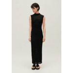 Robe longue tube noire