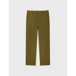 Pantalon cargo ignacio en canvas de coton uni kaki