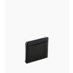 Porte cartes zip en L Augustin en cuir grainé