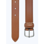 Ceinture en cuir camel
