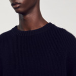 Pull côtelé en maille