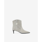 Bottines En Cuir Opale Suede