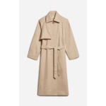 Trench Long Dexter En Viscose Et Coton
