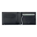 Porte-billets 6 cartes Contraste Noir avec Pince à Billets