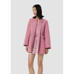 Manteau Matisse-rose en double coton