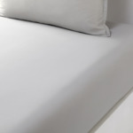 Kenzo - Drap housse en satin bleu, Kz Iconic