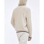Pull Col Rond Bord Contraste