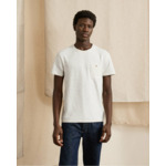 T-shirt col rond bleu marine