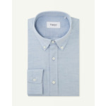 Chemise Contemporaine en chevron bleu