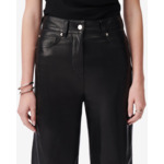 Pantalon Large En Cuir Baki