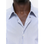 Chemise col droit en coton certifié