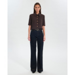 Chemise Celina Chocolat en Polyester