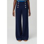 Pantalon droit à pont